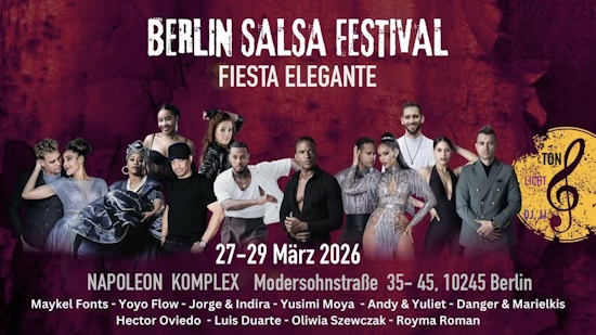 Berlin Salsa Festival "Fiesta elegante"  - 27.03.