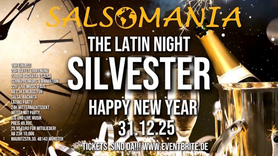 Salsa und Latin Silvester Party