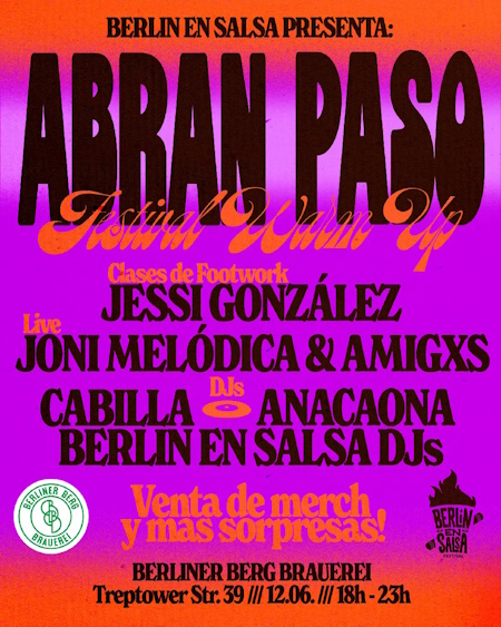 Warm Up Event – ABRAN PASO! | Berlin en Salsa