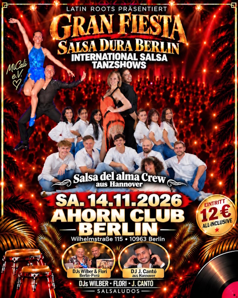 Salsa Dura Gran Fiesta mit Tanzshows