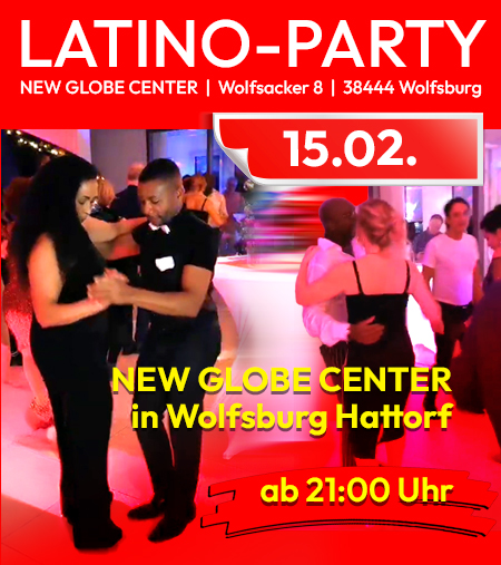 Latino-Party @ New Globe Center - 15.02.2025