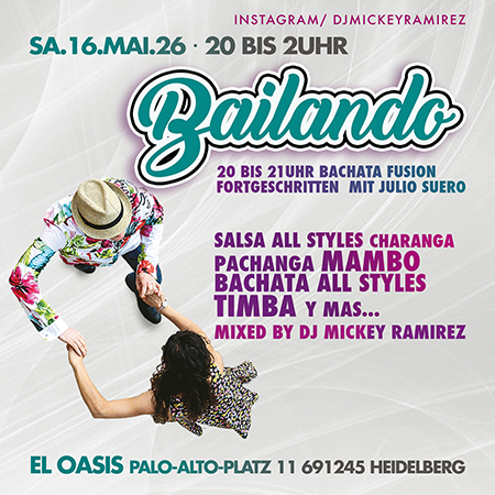 Bailando · Workshop + Party – Salsa Party, 16.05.2026