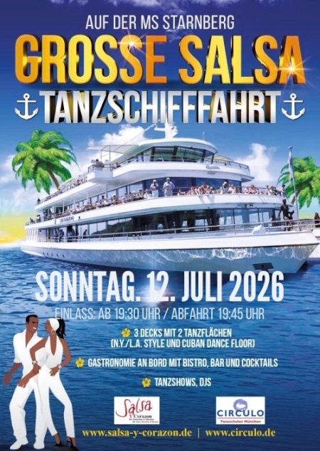 Salsa Tanzschiff Starnberger See