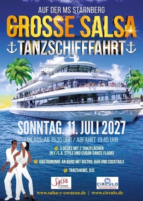 Salsa Tanzschiff Starnberger See