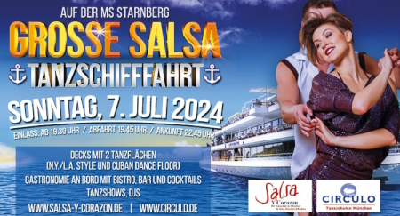 Salsa Tanzschiff Starnberger See - 07.07.2024